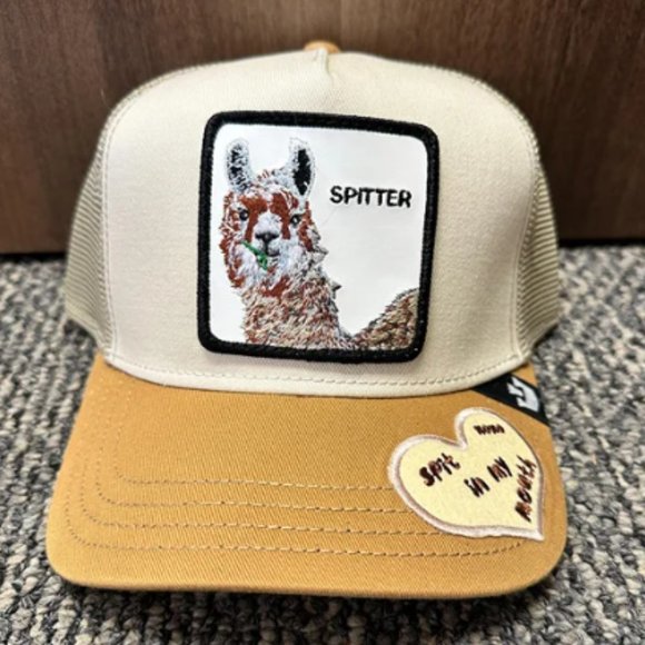 Goorin Farm Trucker Snapback Hat Over 200 Million Served Llama Alpaca Spitter